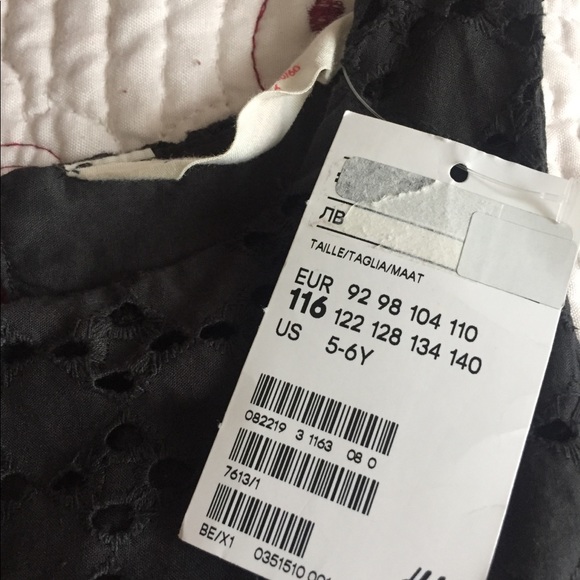 Brand New H&M Dress 5/6T - Picture 2 of 3